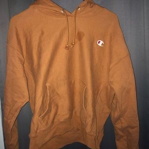 Brown champion hoodie